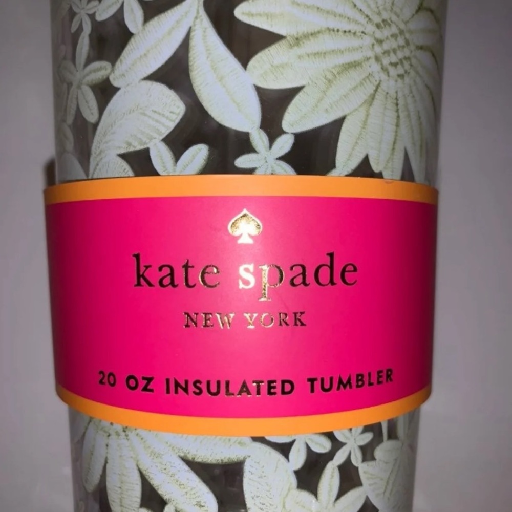 Kate Spade Tumbler, 20oz, never used